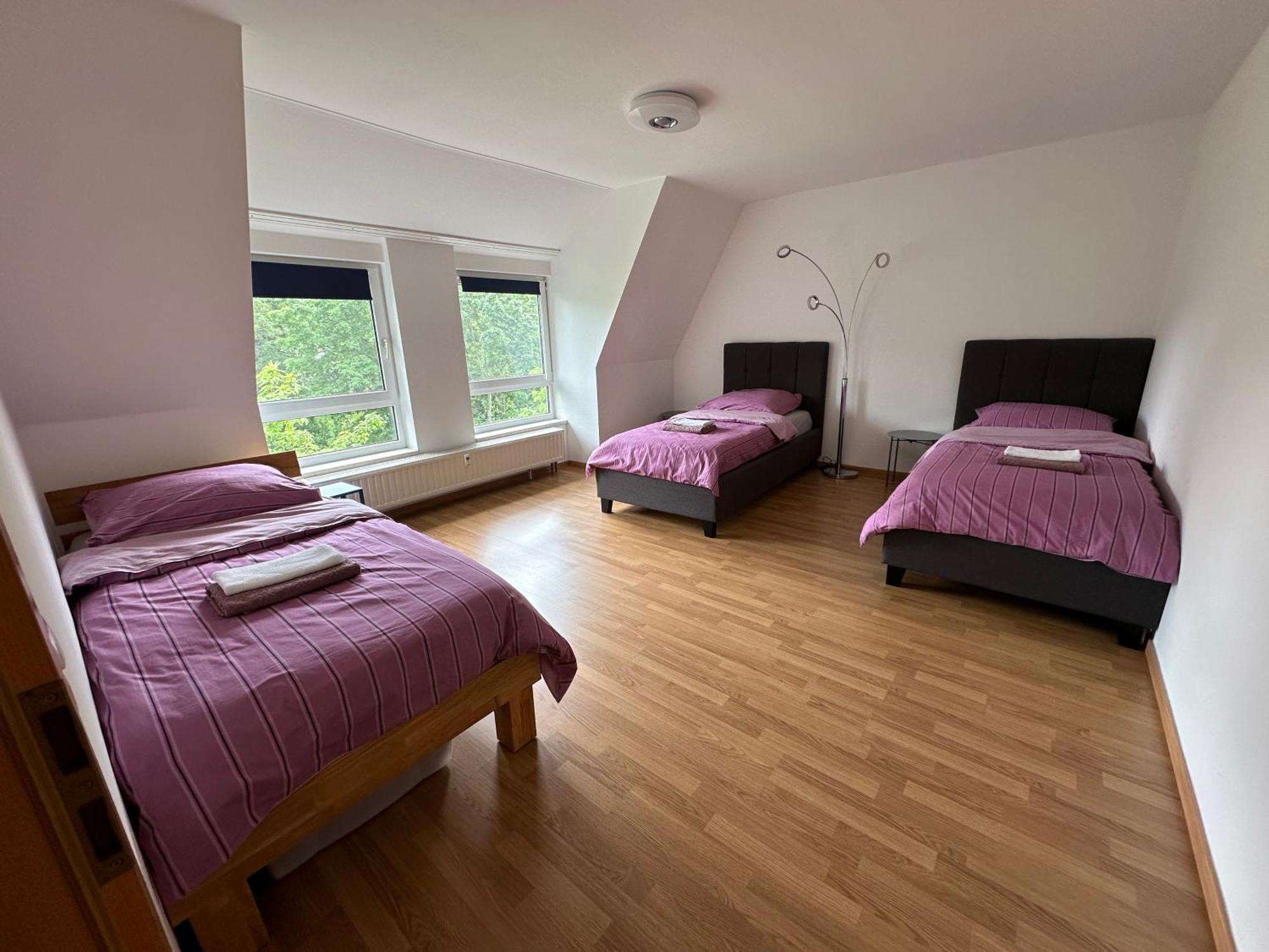 Grosses Apartment Im Dg Leipzig Exterior foto